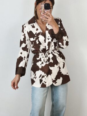 Blazer Vaca (forro beige)