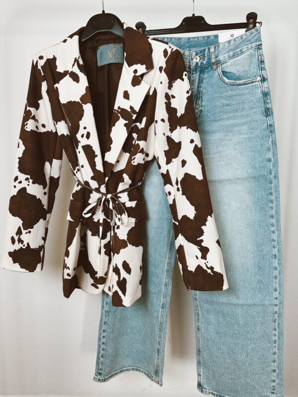 Blazer Vaca (forro beige)