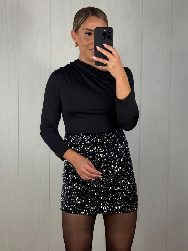 Falda lentejuelas