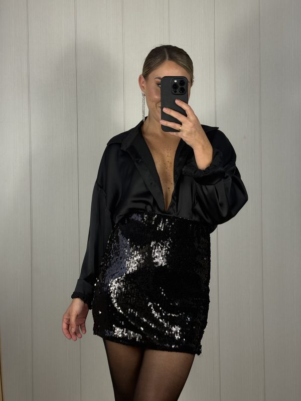 Camisa satinada