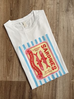Camiseta Sardines azul