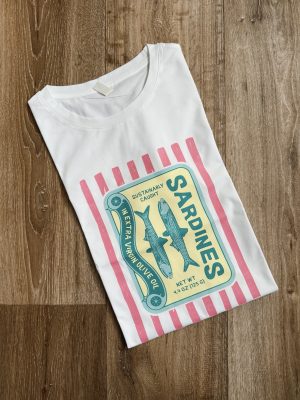 Camiseta Sardines rosa