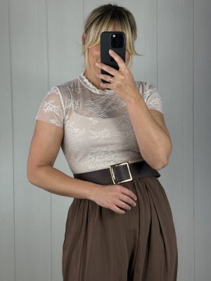 Top encaje