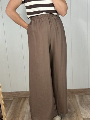 Pantalón efecto lino