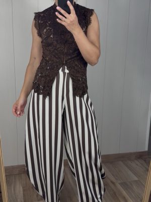 Pantalón Balloon raya