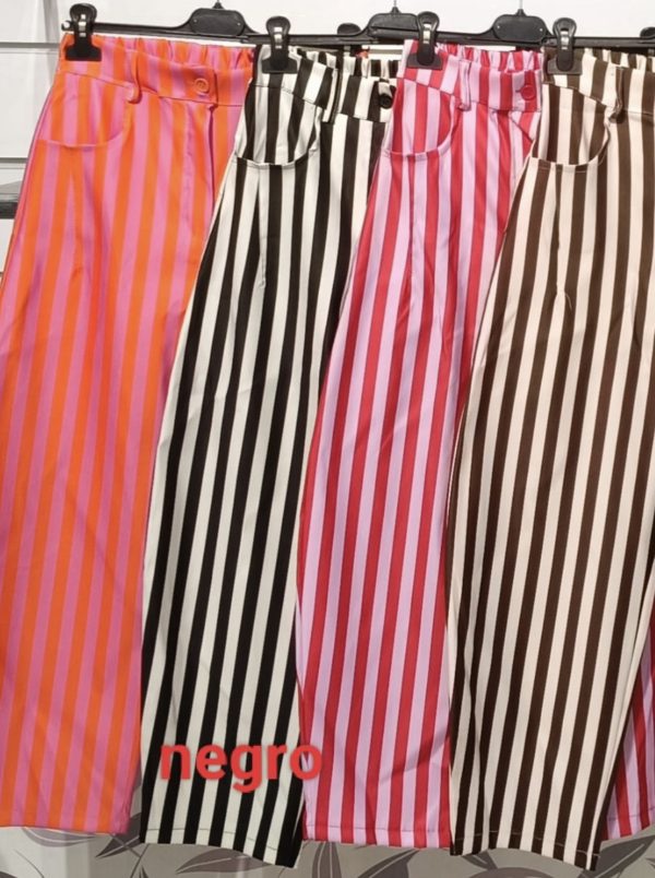 Pantalón balloon raya