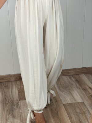 Pantalón Lazada beige