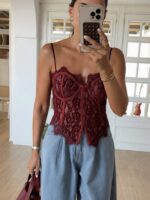 Corset burdeos