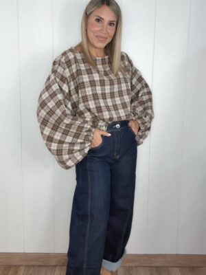 Blusa cuadros