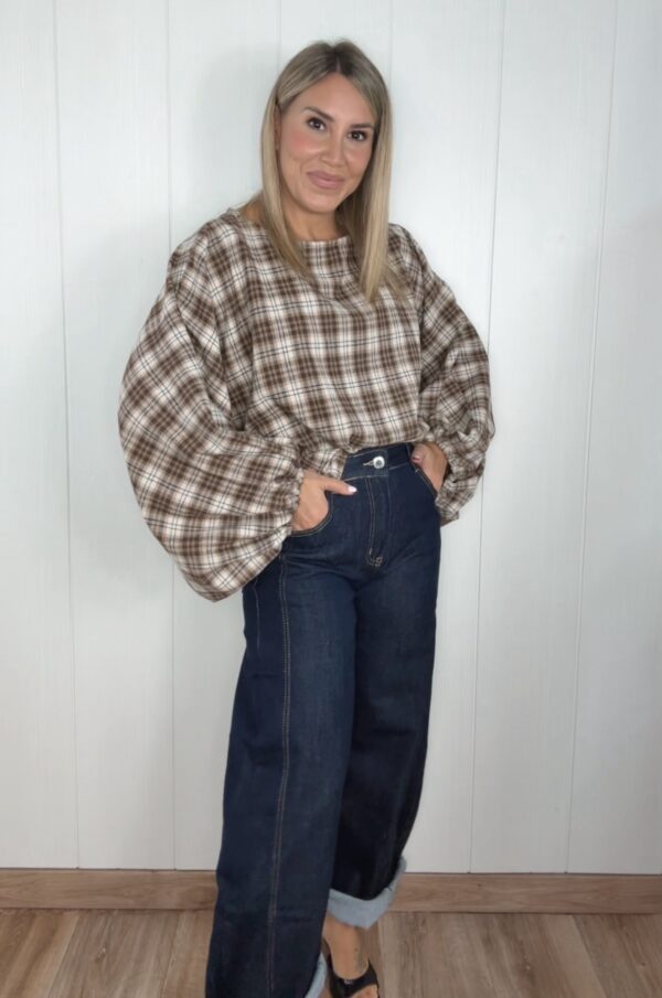 Blusa cuadros